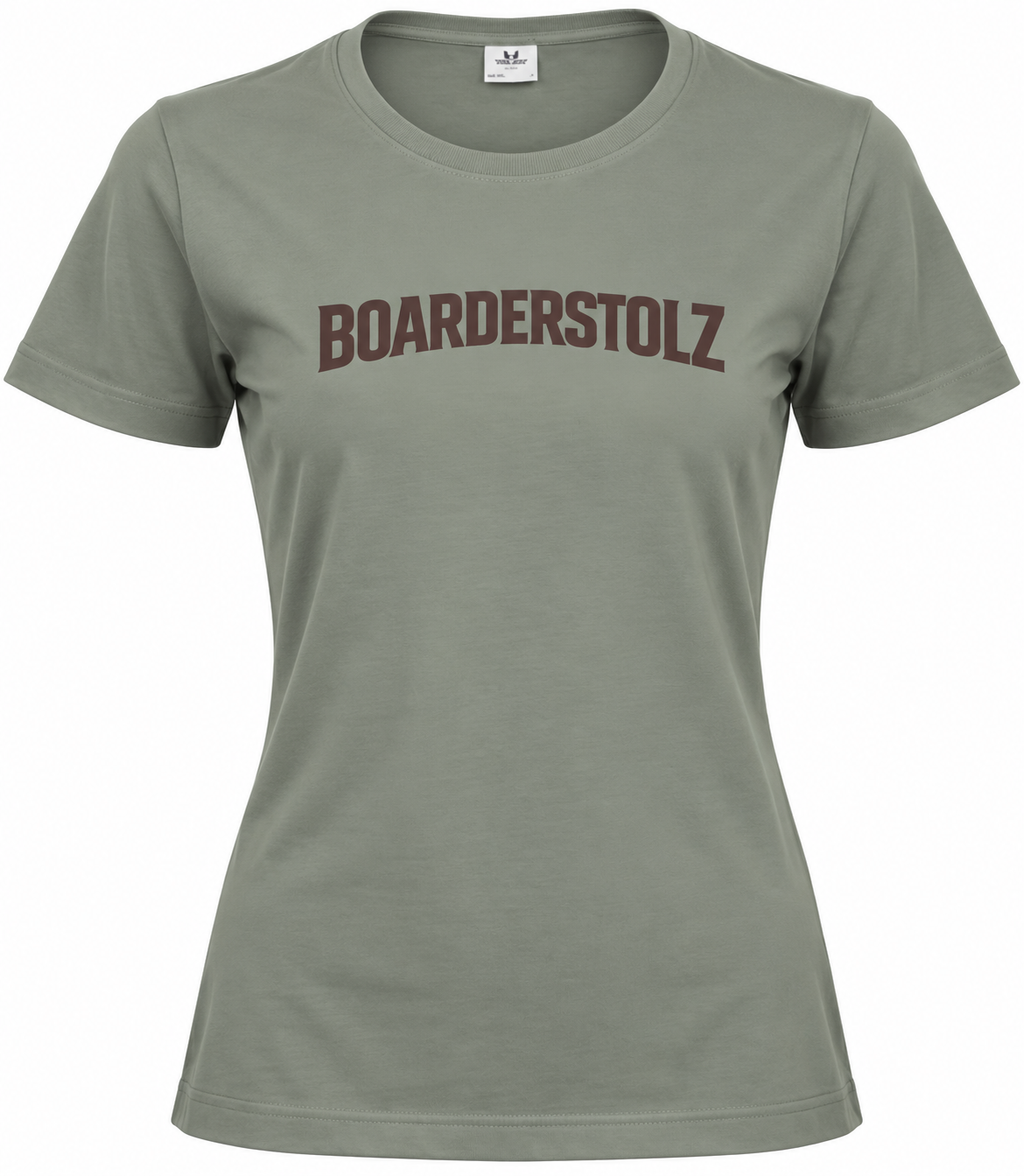 BOARDERSTOLZ Damen T-Shirt Classic sage