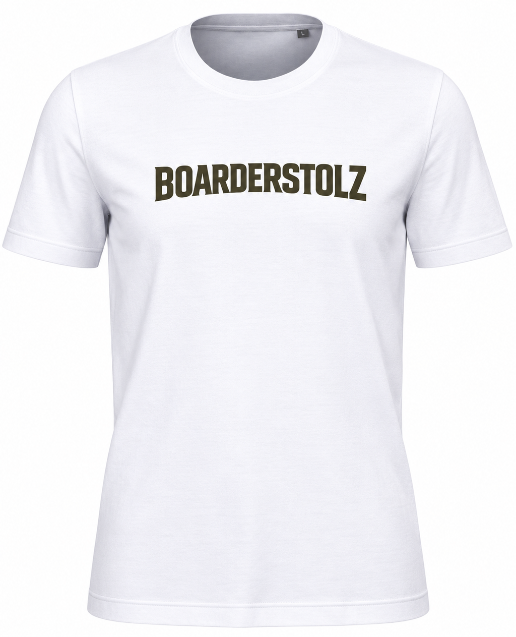 BOARDERSTOLZ Herren T-Shirt – Classic weiss